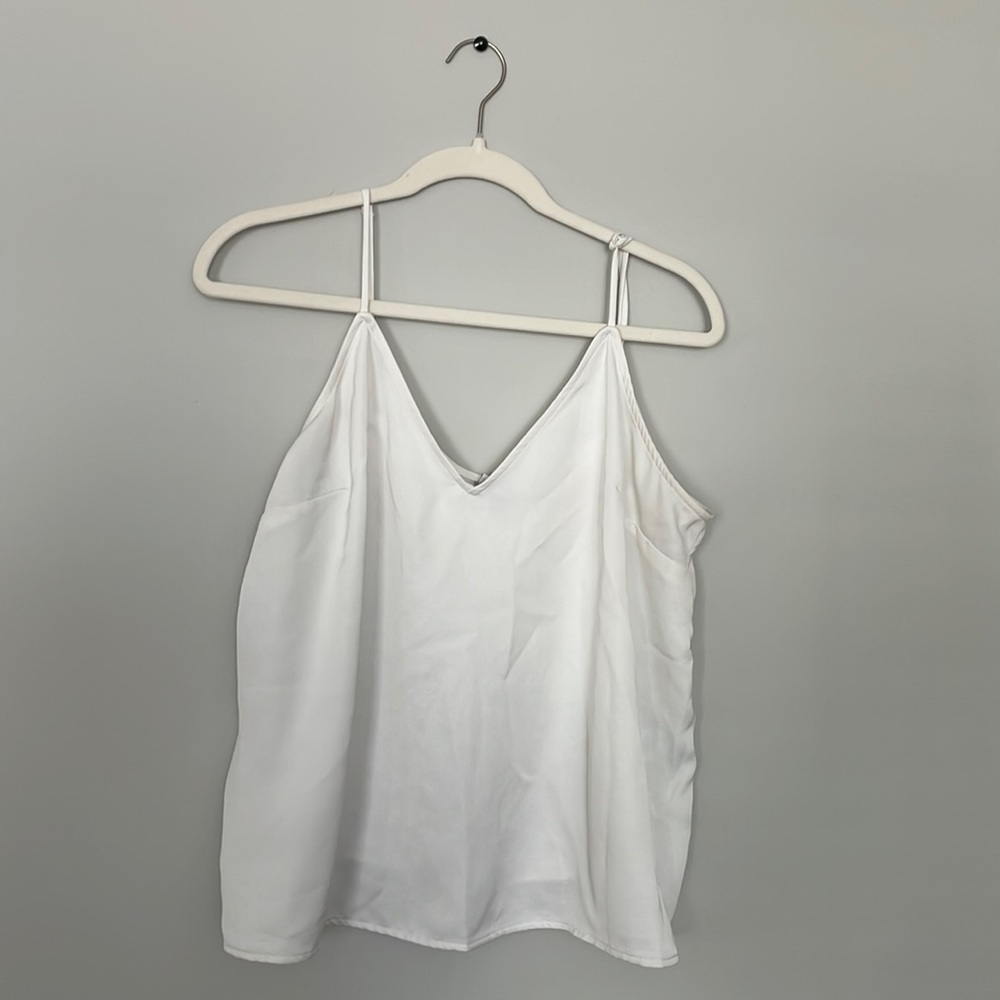 A new day satin tank top